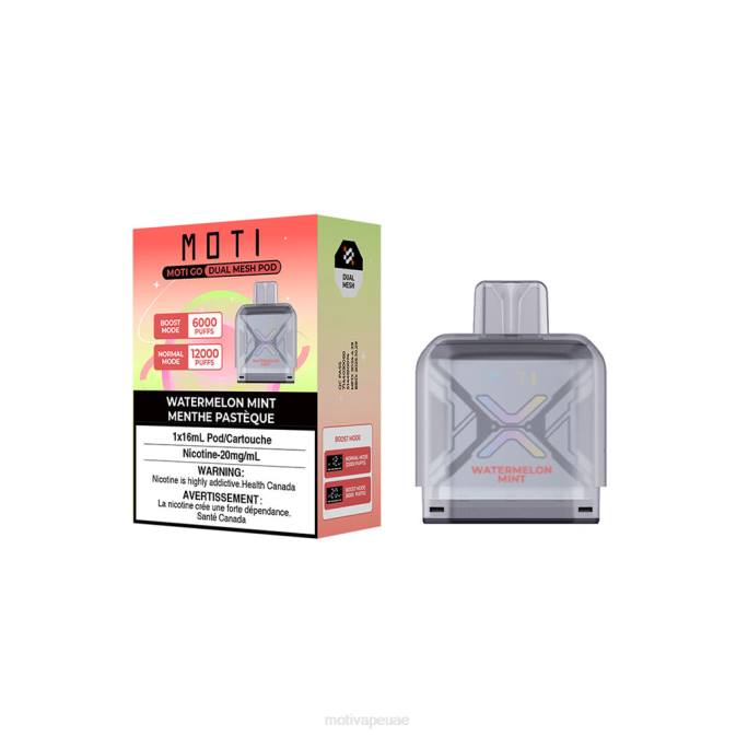 MOTI vape amazon - MOTI Go Pro جراب يمكن التخلص منه نعناع البطيخ 8624Y89