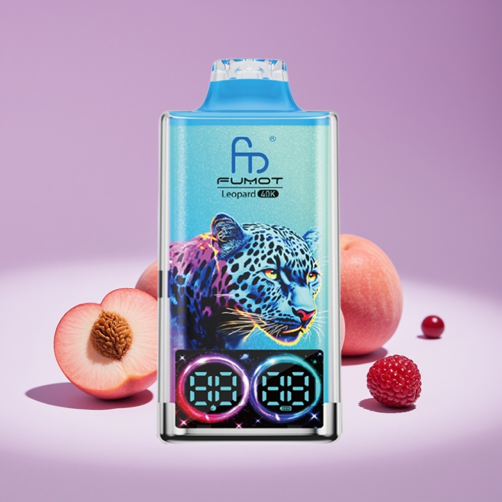 Fumot Leopard 40000 نَفث بطارية 700mAh شحن Type-C بنكهة خوخ وتوت