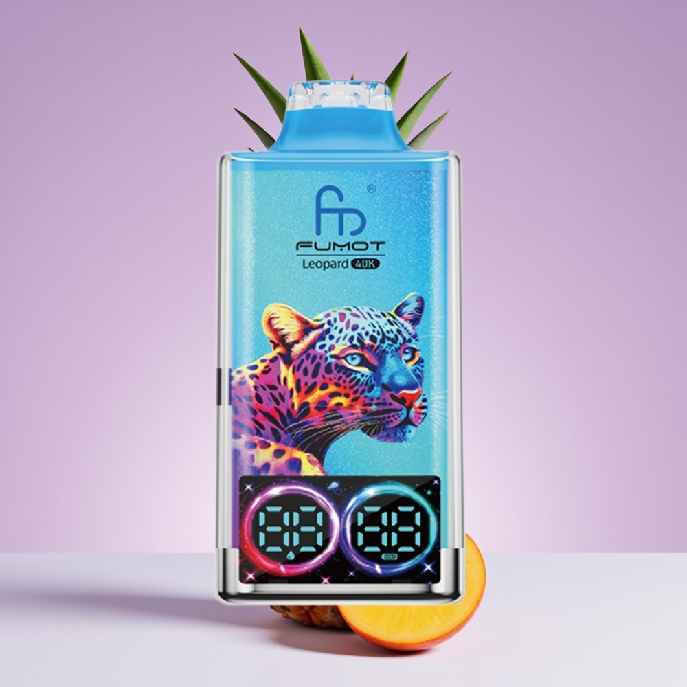 Fumot Leopard 40K Puffs 700mAh Dual Mesh Type-C خوخ مانجو أناناس