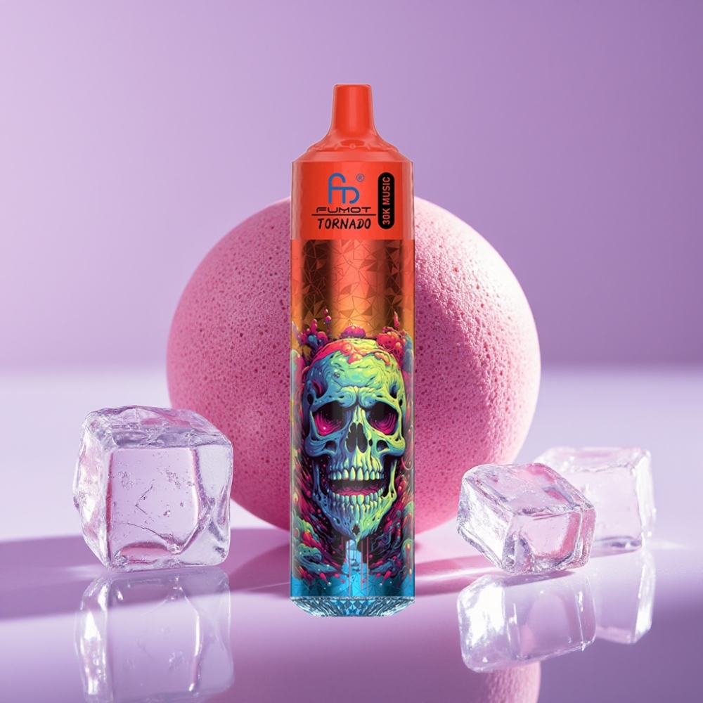 Fumot RandM Tornado 30000 فاف 30mL 5% شبكة 1.0 أوم ليد ثلج غامر