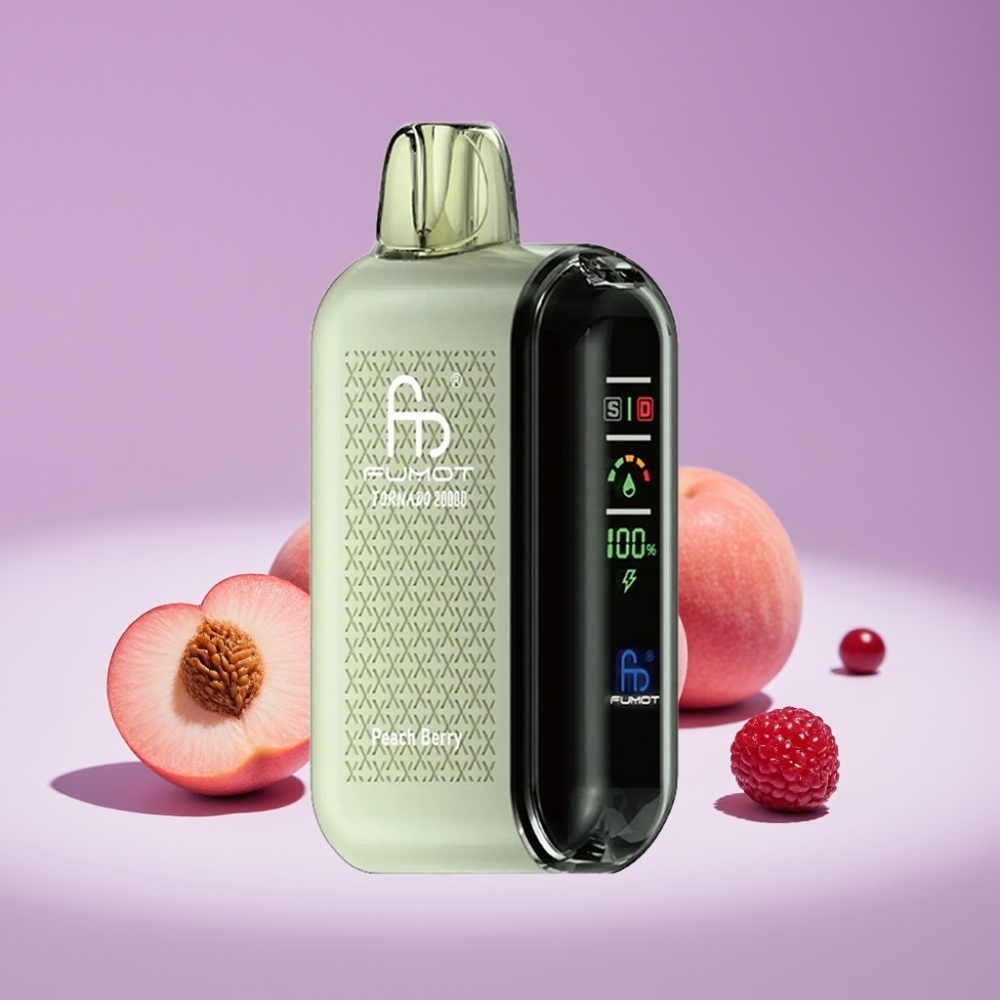 Fumot Tornado 20000 Puffs Dual Mesh 20ml 850mAh خوخ وتوت