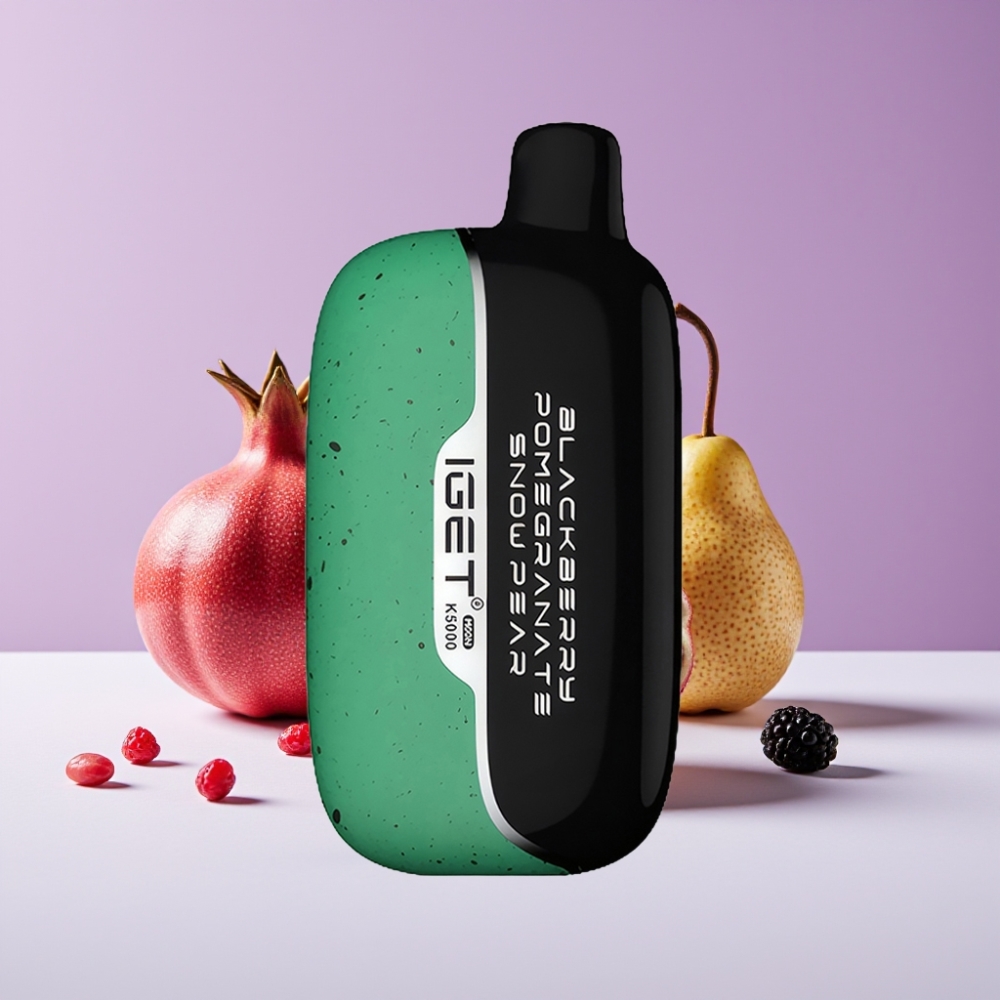 IGET Moon K5000 Puff PC 1.35Ohm Blackberry Pomegranate Snow Pear