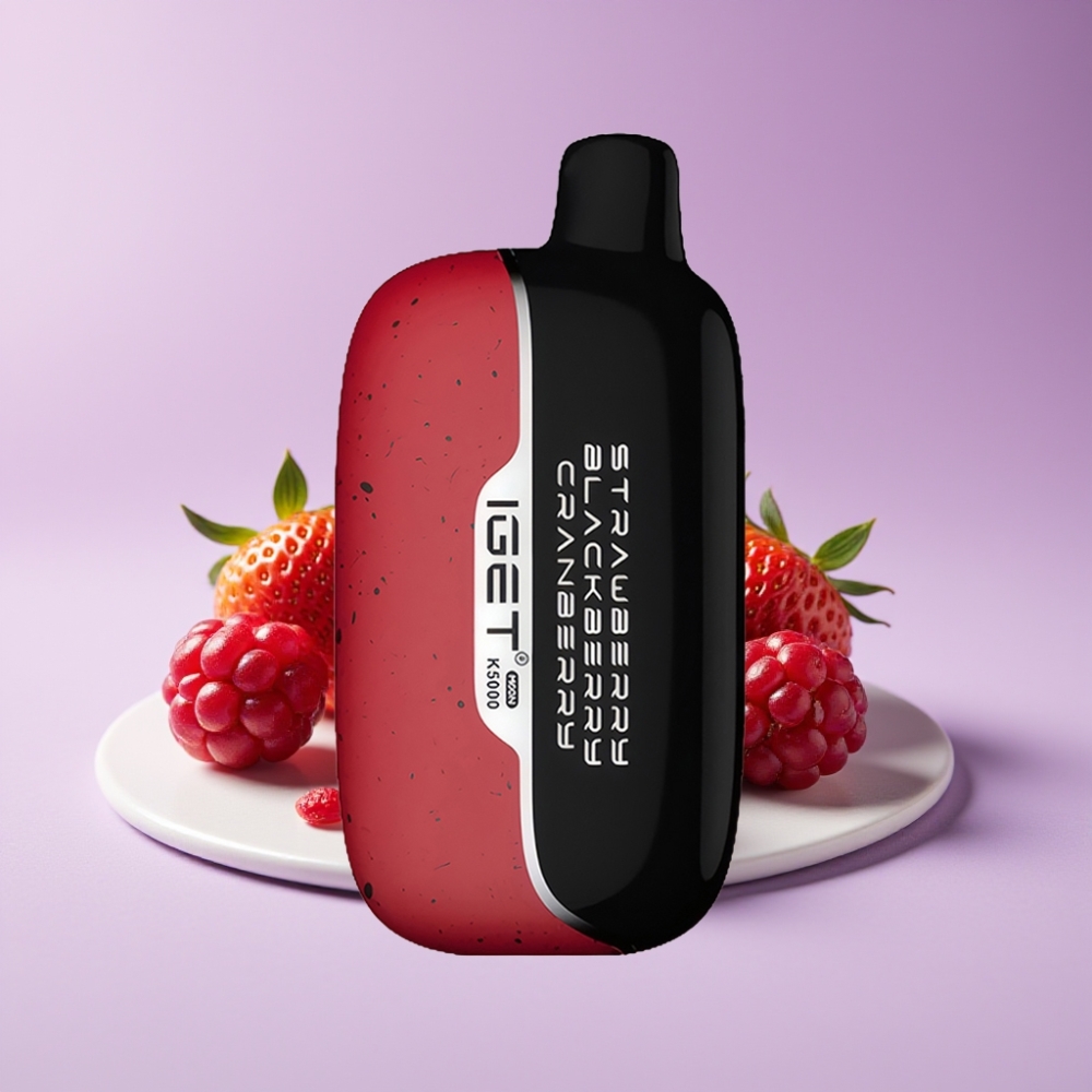 IGET Moon K5000 Puff Strawberry Blackberry Cranberry PC 1.35 Ohm Mesh