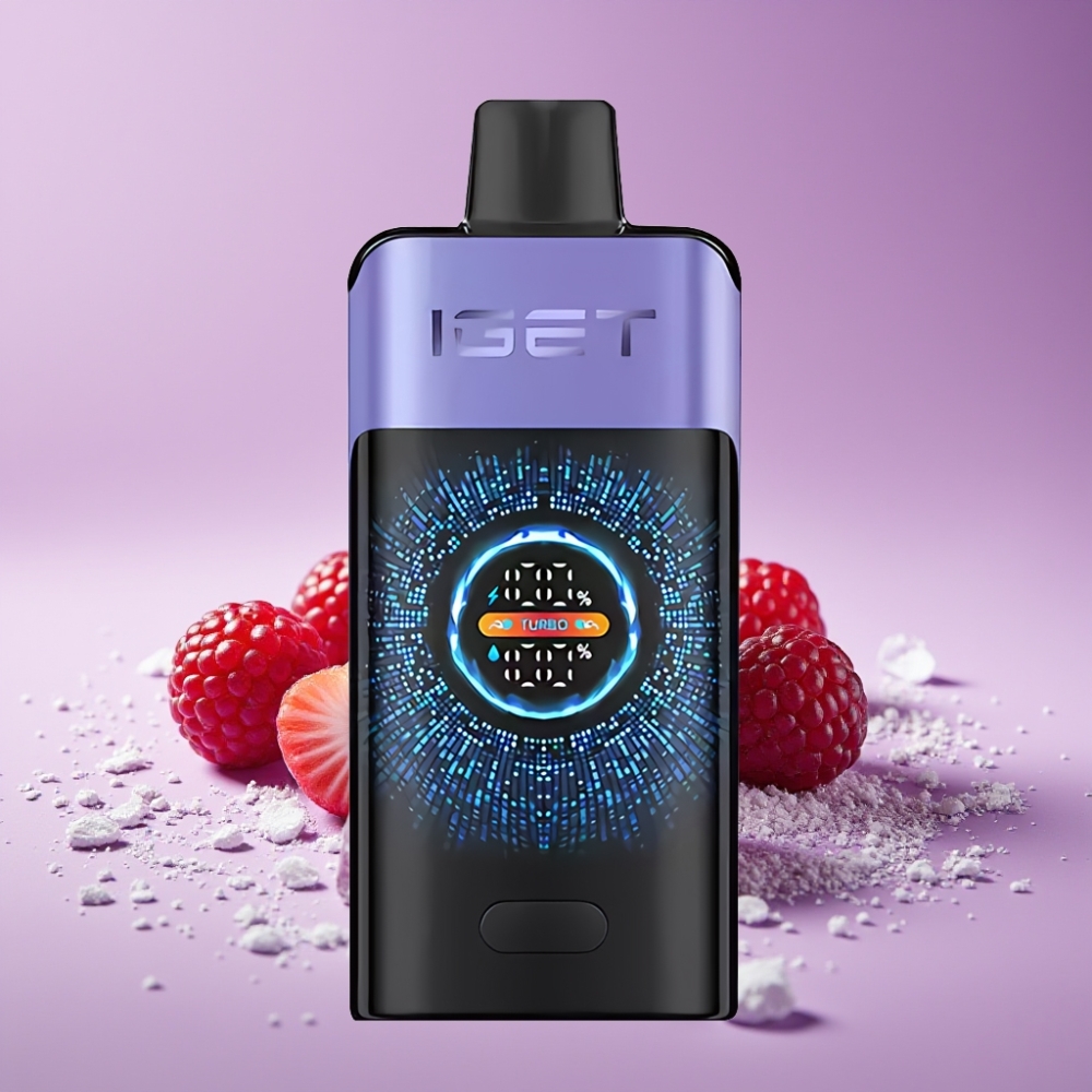 IGET ONE 12000 Puffs 2700mAh Large Screen توت العليق عنب جليدي