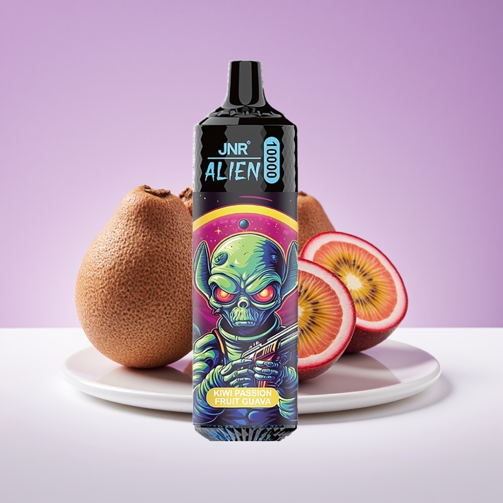 JNR Alien 10000 نَفَث 850mAh 20ml كيوي جوافة فاكهة العاطفة