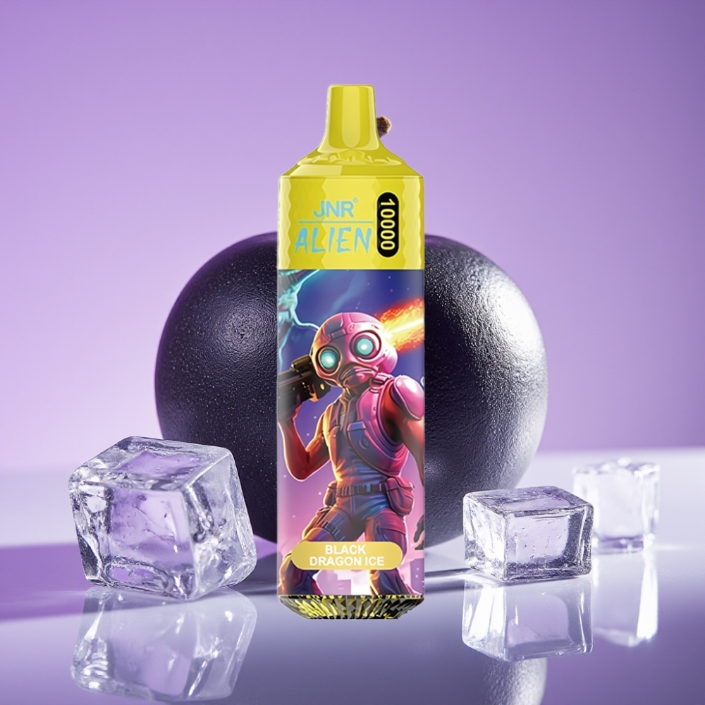 JNR Alien 10000 Puffs 850mAh 20ml Black Dragon Ice