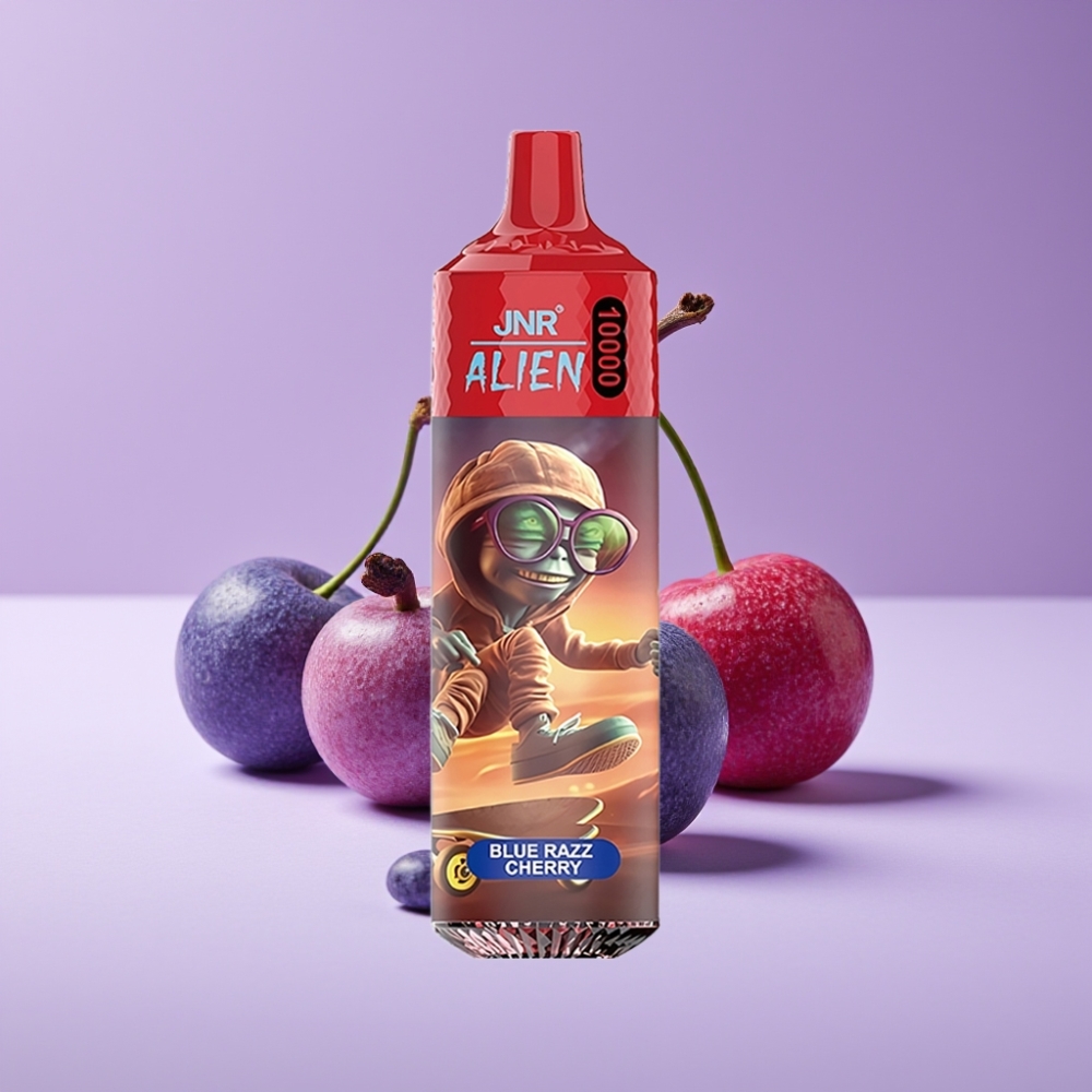 JNR Alien 10000 Puffs 850mAh 20ml شيري توت أزرق