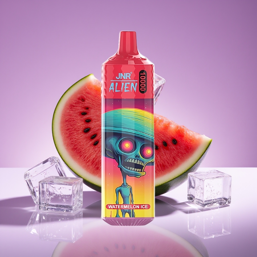 JNR Alien 10000 Puffs 850mAh 20ml شمام مثلج