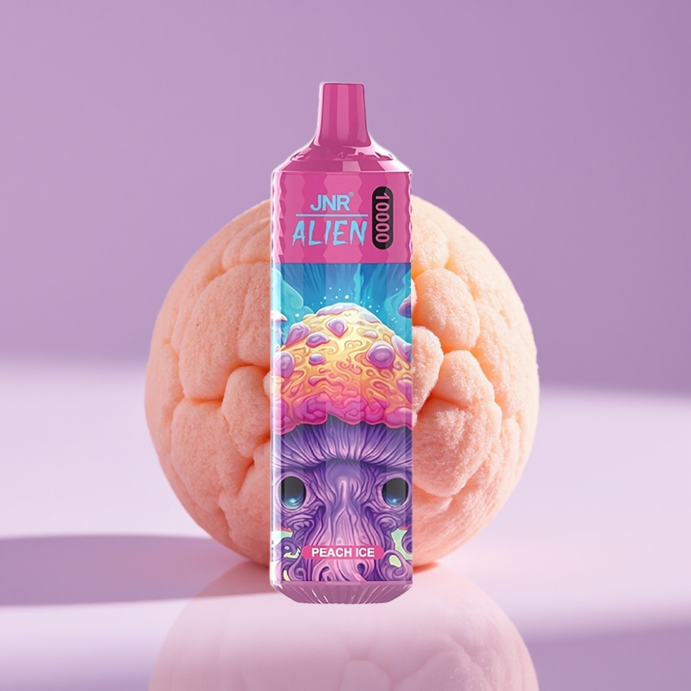 JNR Alien 10000 Puffs 850mAh 20ml Type-C خوخ مثلج