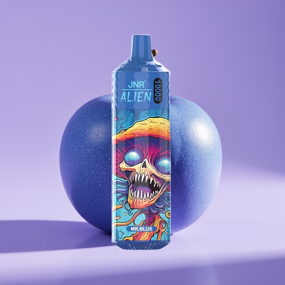 JNR Alien 10000 Puffs 850mAh 20ml Type-C RGB السيد أزرق