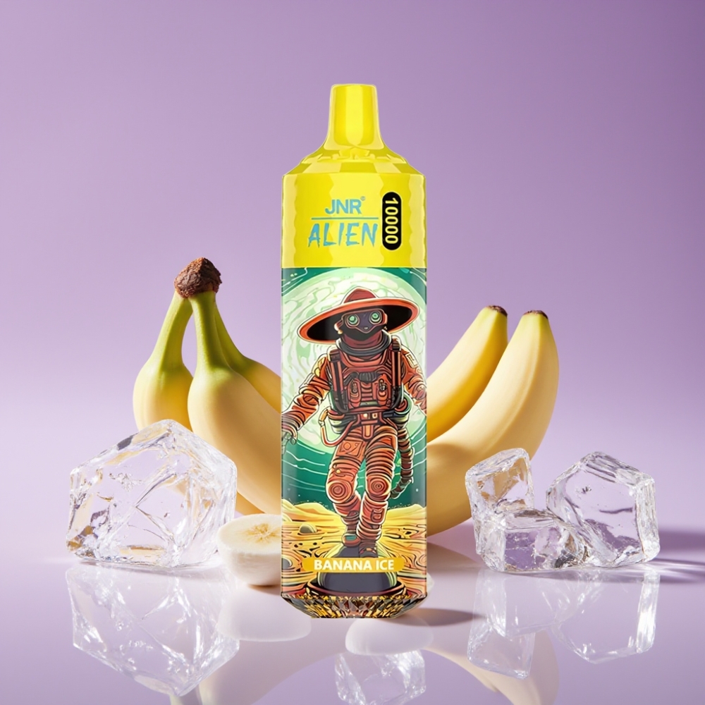 JNR Alien 10000 Puffs 850mAh Banana Ice LED RGB