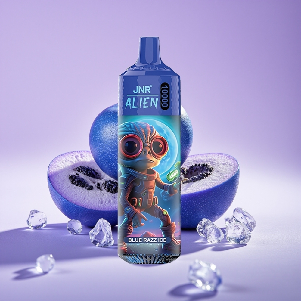 JNR Alien 10000 Puffs 850mAh Type-C Blue Razz Ice