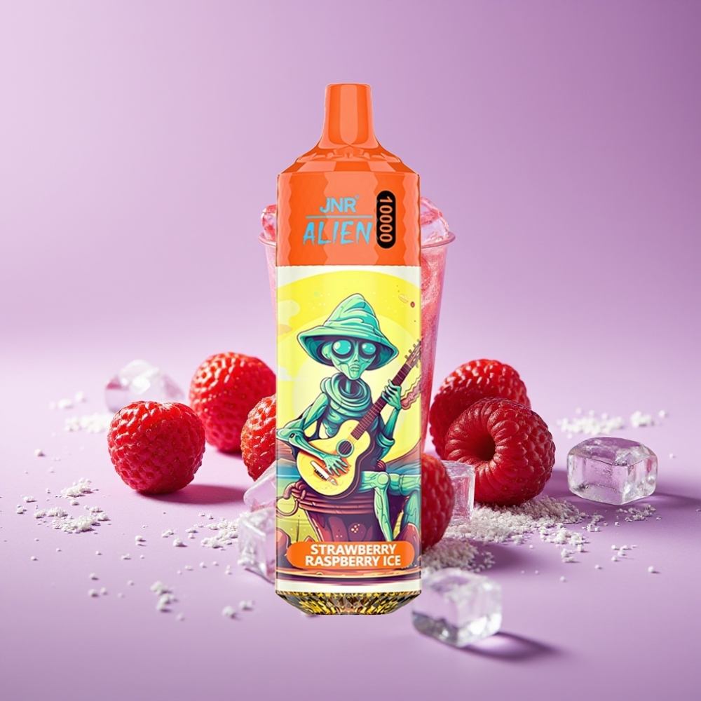 JNR Alien 10000 Puffs 850mAh Type-C فراولة توت ثلج