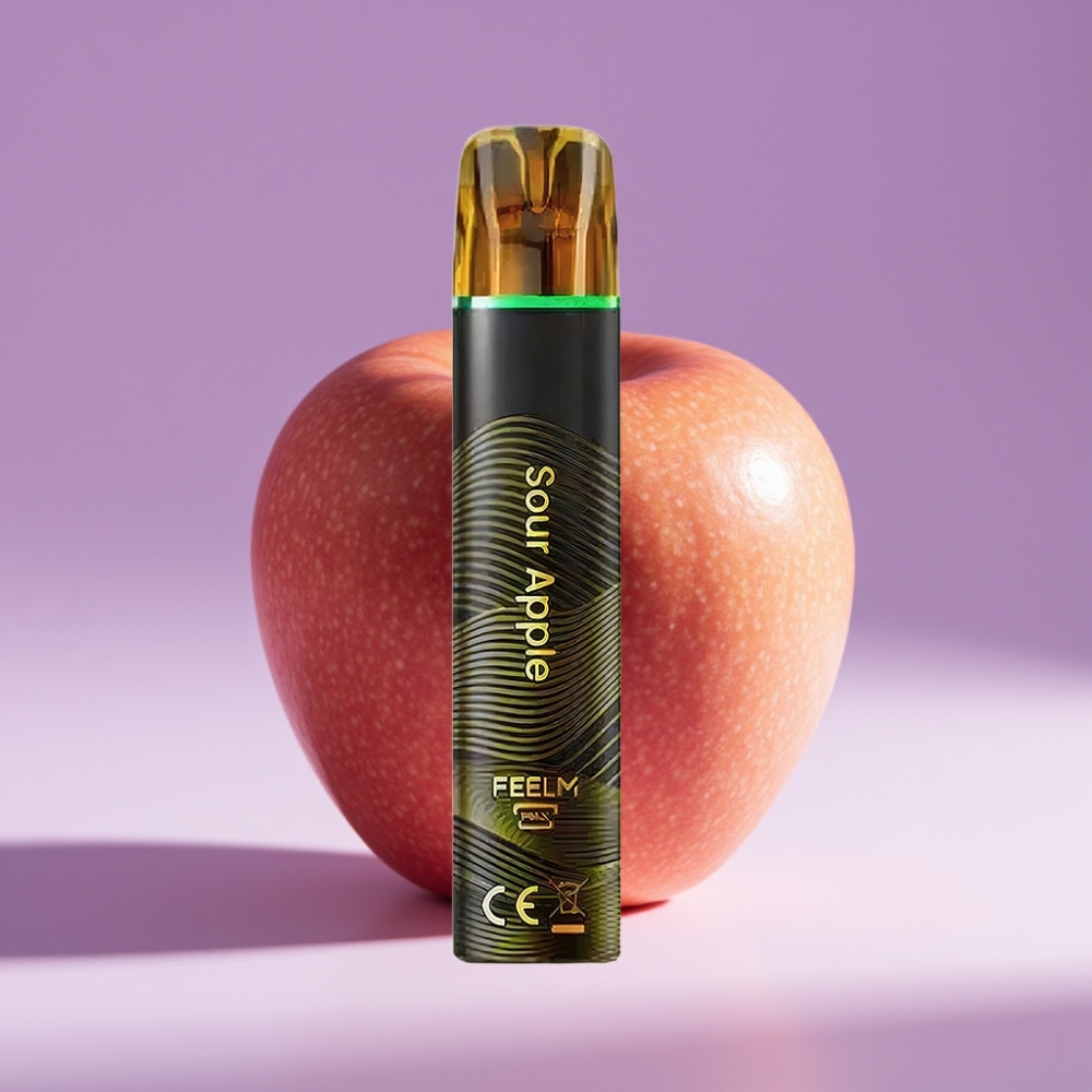 JNR Black&Golden 800 نفخة 550mAh 2ml تفاح حامض