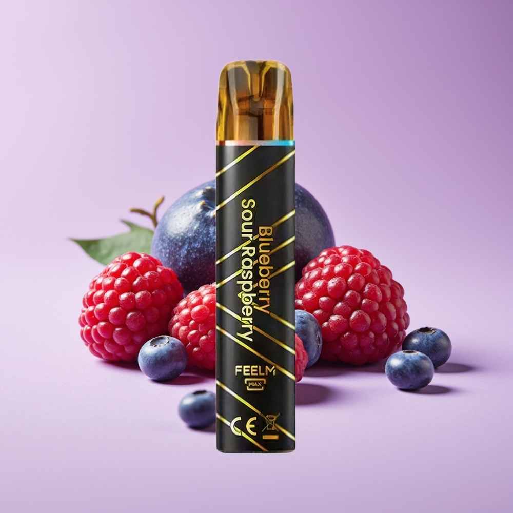 JNR Black&Golden 800 نفخة بطارية 550mAh سعة 2ml توت أزرق وحامض التوت