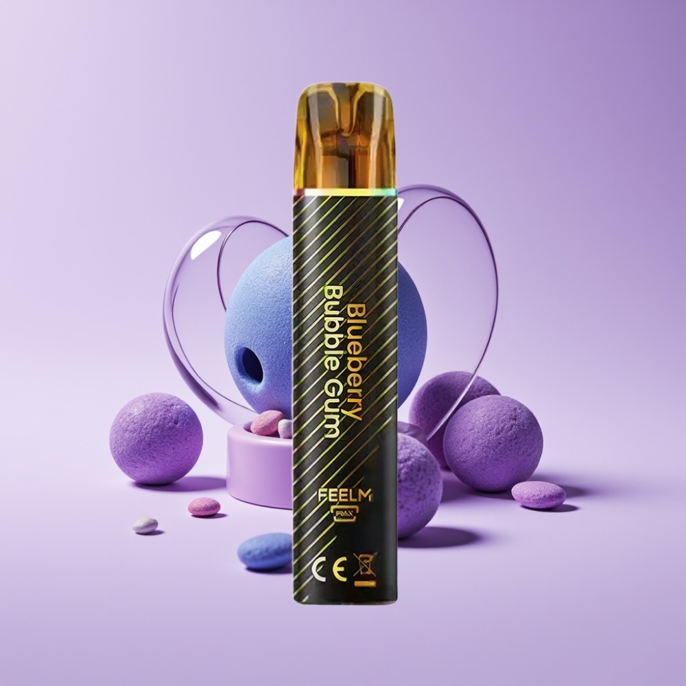 JNR Black&Golden 800 Puff 550mAh 2ml تي بي دي 2% علكة توت أزرق