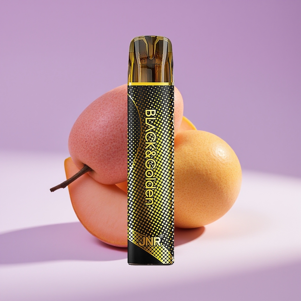 JNR Black&Golden 800 Puffs 550mAh 2ml تي بي دي مانجو ثلاثي