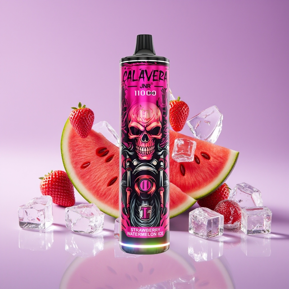JNR Calavera 11000 Puffs شريحة 1.0ohm بطارية 850mAh فراولة بطيخ مثلج