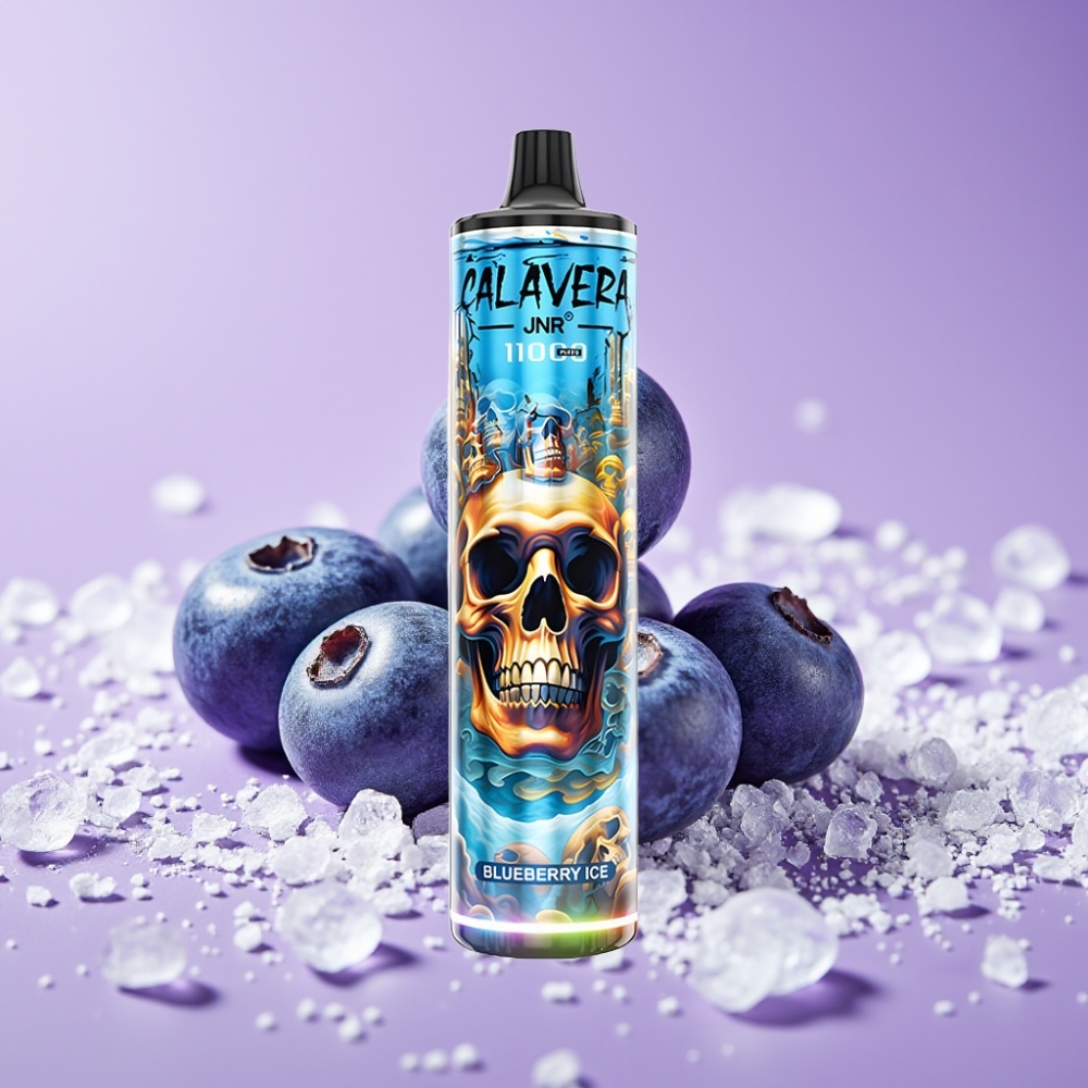 JNR Calavera 11000 Puffs 21ml 850mAh Type-C توت أزرق مثلج