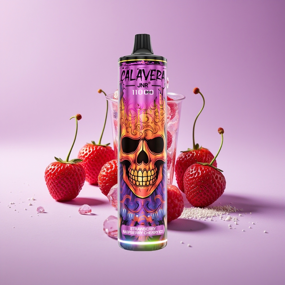 JNR Calavera 11000 Puffs Type-C 850mAh 21ml 1.0ohm فراولة توت كرز مثلج