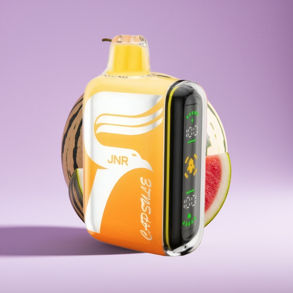 JNR Capsule 15000 نفخة بطارية 850mAh سعة 20ml ثنائي ملف شبكي بطيخ آيرشي