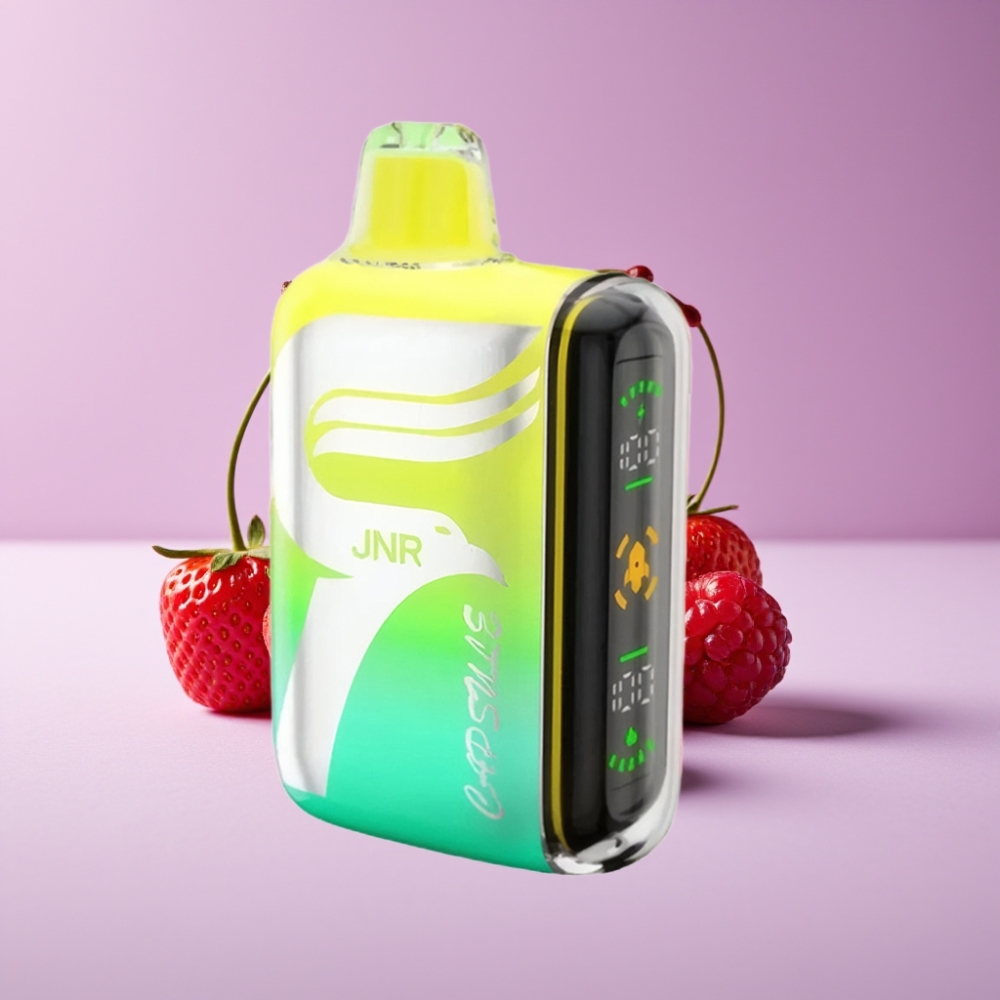 JNR Capsule 15000 Puffs 850mAh 20ml فراولة توت كرز