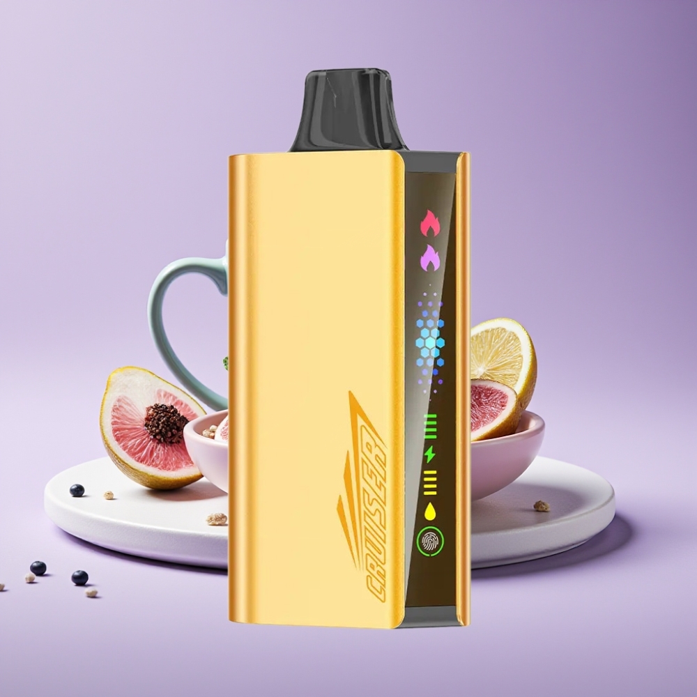 JNR Cruiser 12000 Puffs بشاحن مدمج 3500 مللي أمبير شاشة متحركة نعناع منعش