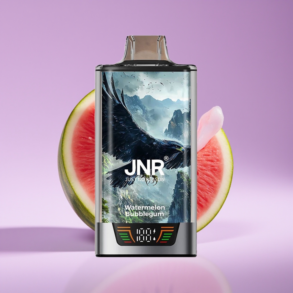 JNR Falcon Pro 28000 30ml 5% بطارية 950mAh ثنائي مشبك بنكهة بطيخ علكة