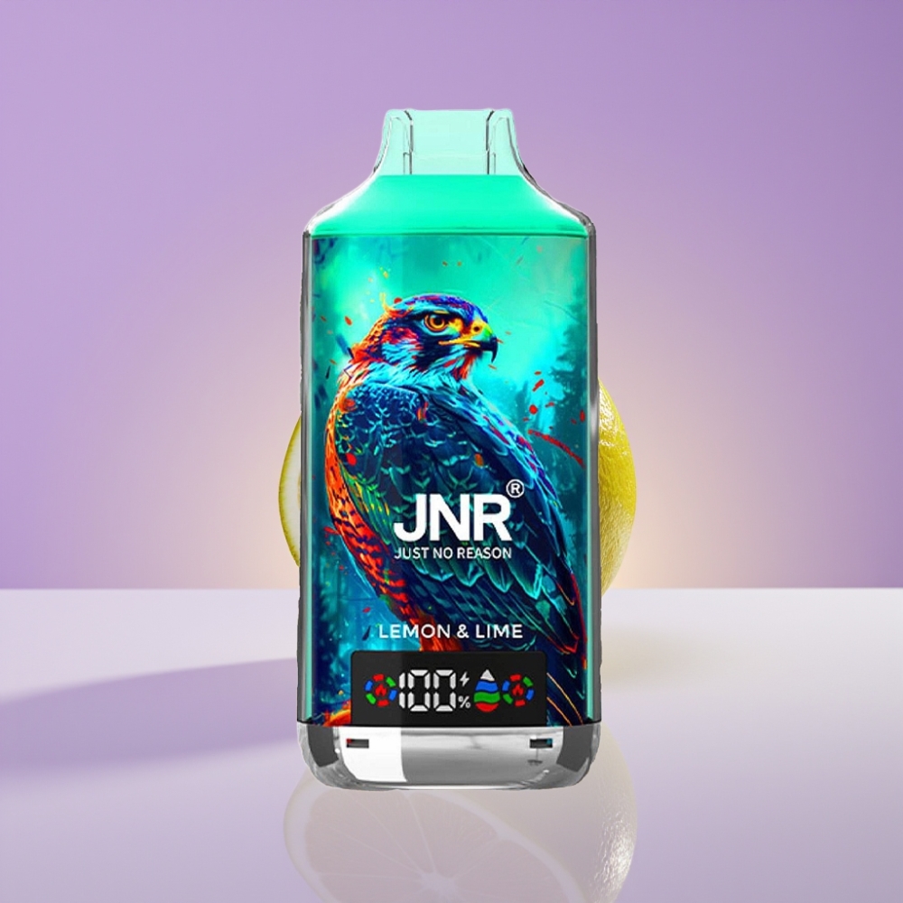 JNR Falcon X 18000 Puffs 750mAh 24ml Dual Mesh Coil شمام ليمون