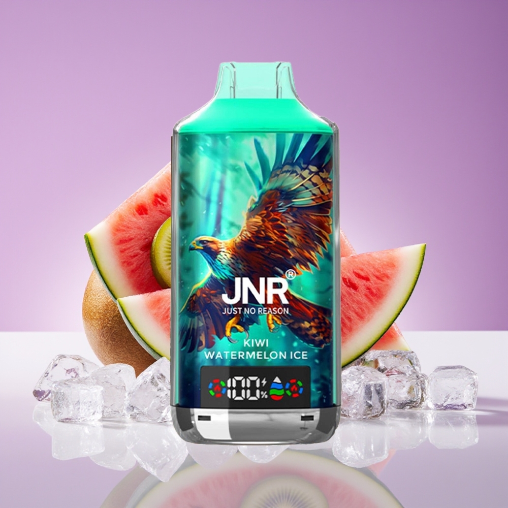 JNR Falcon X 18000 Puffs 750mAh 24ml Dual Mesh Coil Type-C كيوي بطيخ مثلج