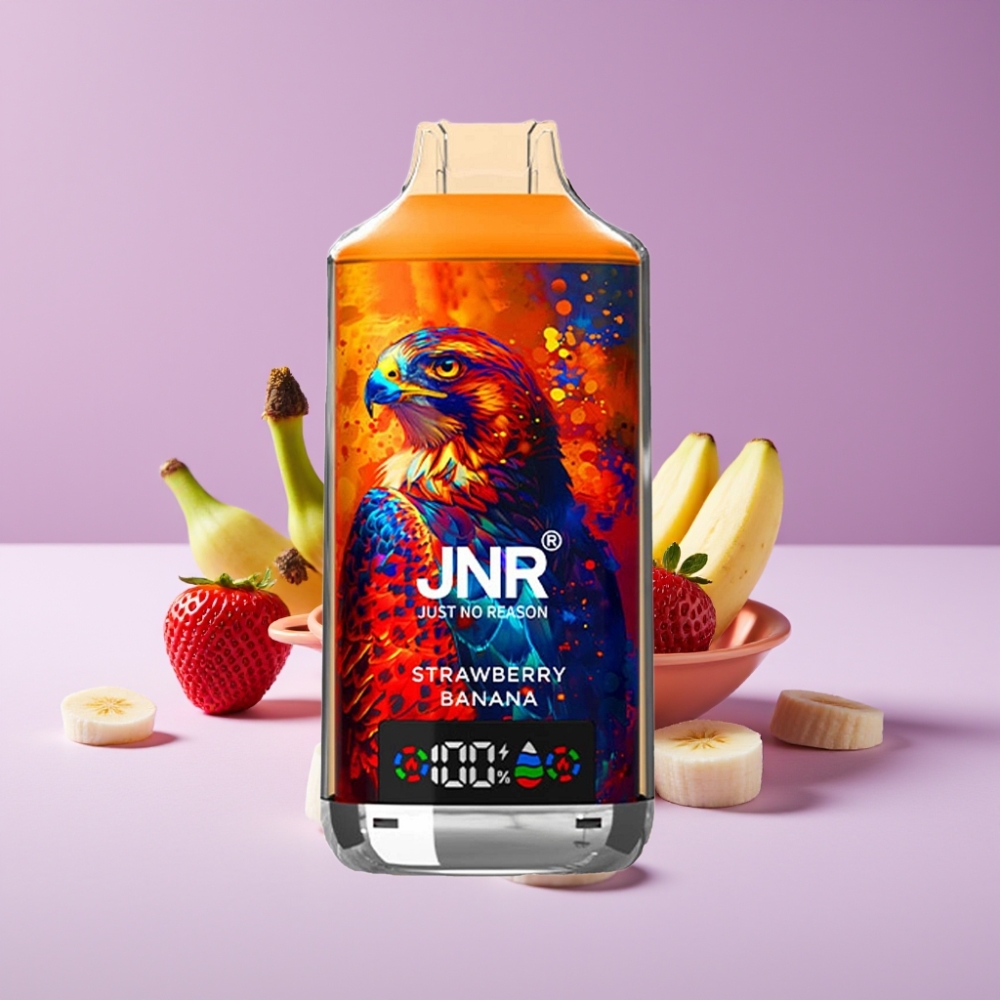 JNR Falcon X 18000 Puffs 750mAh 24ml Dual Mesh Strawberry Banana