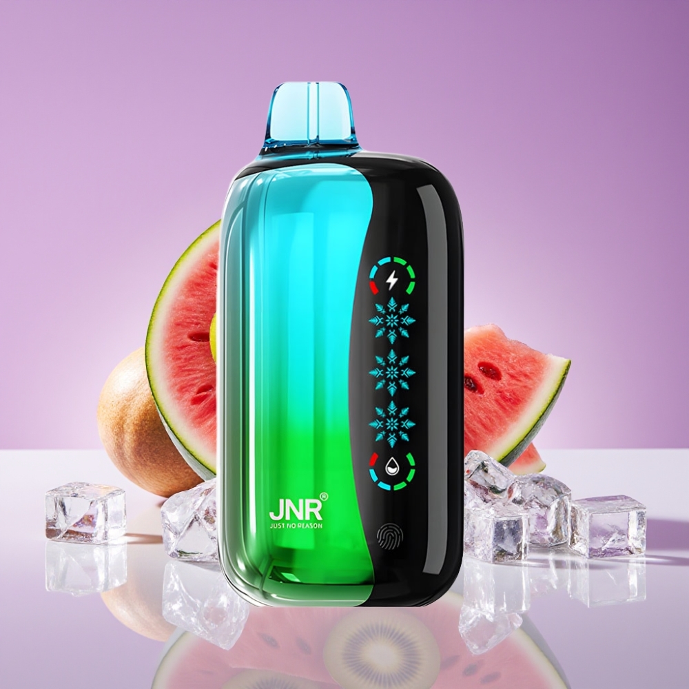 JNR Flex Ice 21000 نفخة شاشة لمس بطارية 1000mAh نكهة كيوي بطيخ مثلج