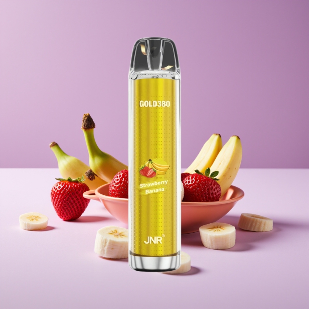 JNR Gold380 6000 نفخة بطارية 1500mAh سعة سائل 13ml فراولة موز
