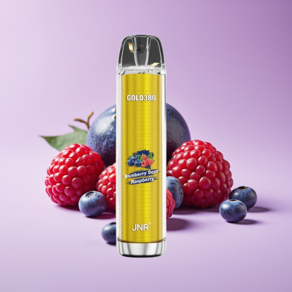 JNR Gold380 6000 نفخة 1500mAh 1.0ohm 13ml توت أزرق-توت عُلّيق حامض
