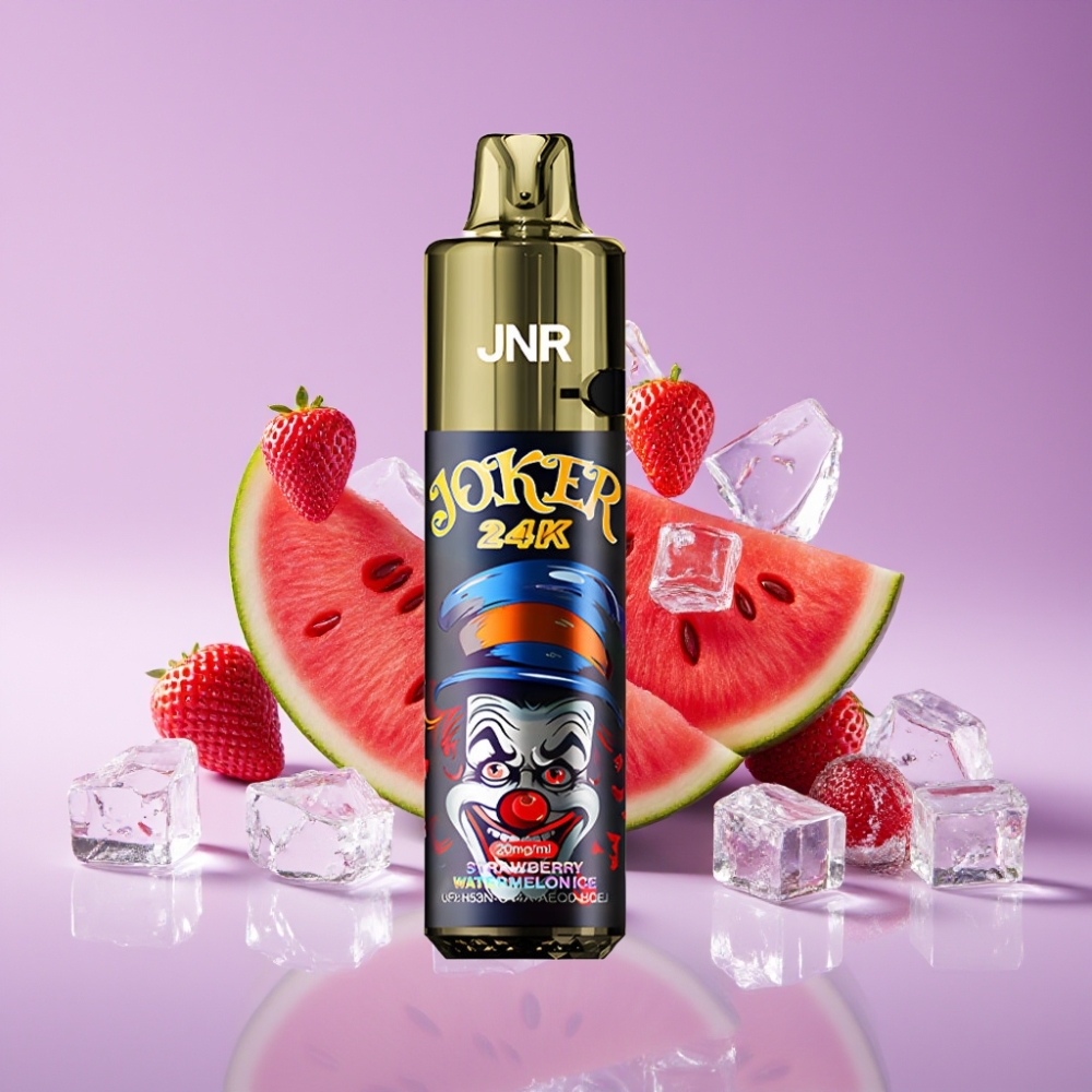 JNR Joker 24K Puffs Refillable Strawberry Watermelon Ice 800mAh Type-C
