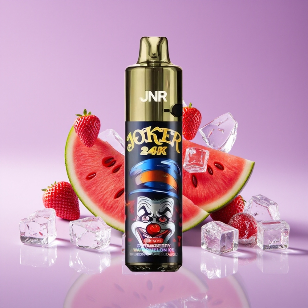 JNR Joker 24K Puffs Refillable Strawberry Watermelon Ice 800mAh Type-C