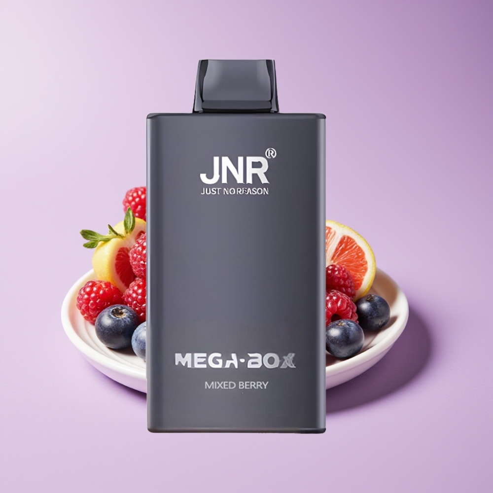 JNR Mega Box 25000 نفخة سعة 30مل بطارية 850مAh نيكوتين 2% توت مختلط