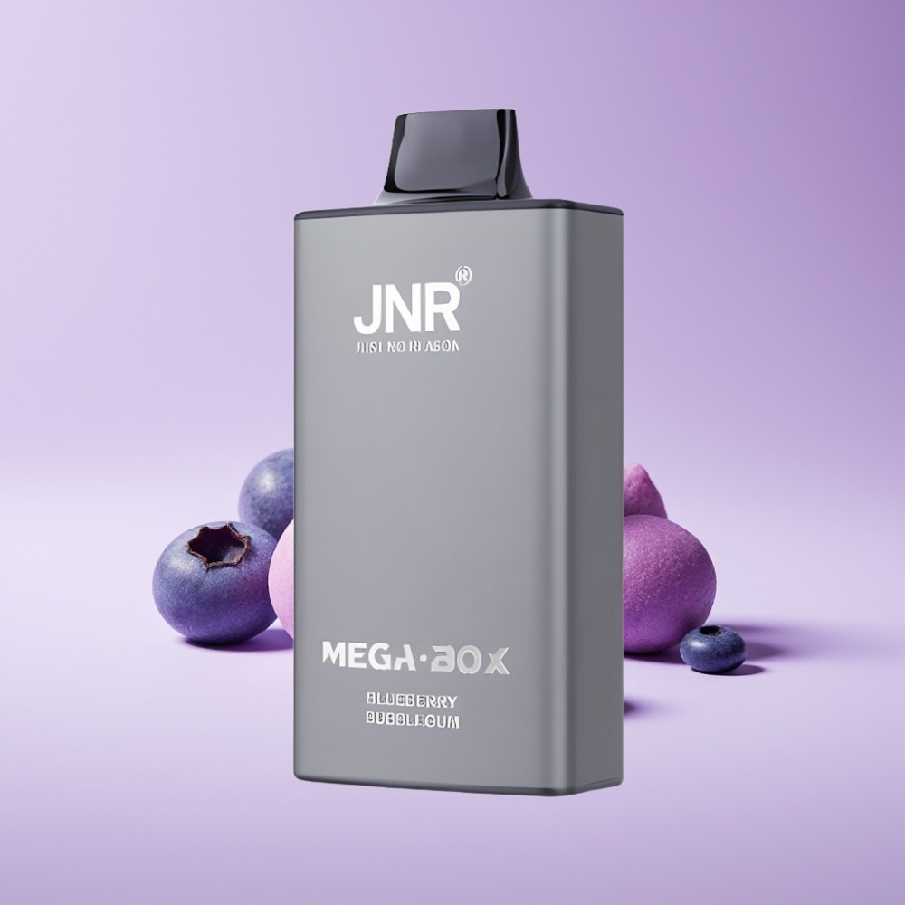JNR Mega Box 25000 نفخة سعة 30مل بطارية 850مللي أمبير نكهة علكة التوت الأزرق