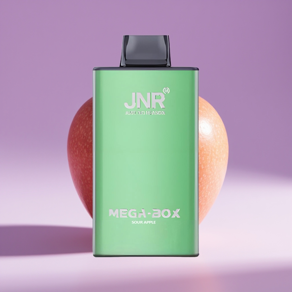 JNR Mega Box 25000 نفخة سعة 30مل بطارية 850مللي أمبير تفاح حامض