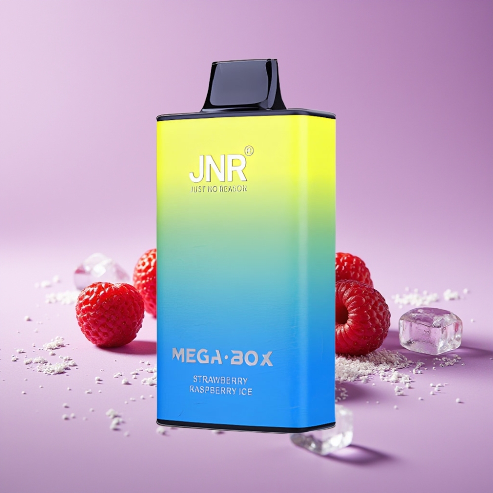 JNR Mega Box 25000 Puff 30ml 850mAh Dual Mesh Strawberry Raspberry Ice