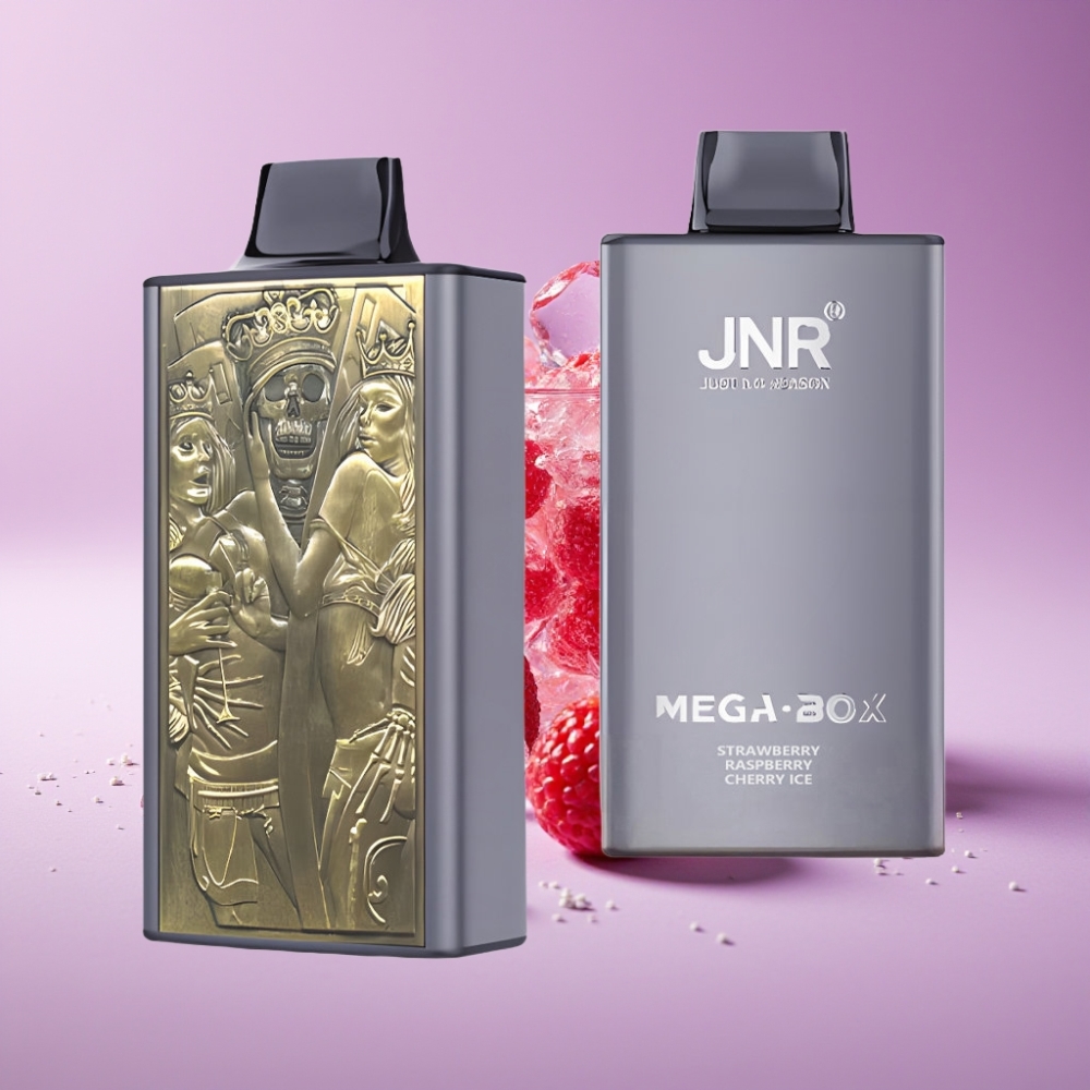 JNR Mega Box 25000 Puffs 30ml 850mAh Dual Mesh Strawberry Raspberry Cherry Ice