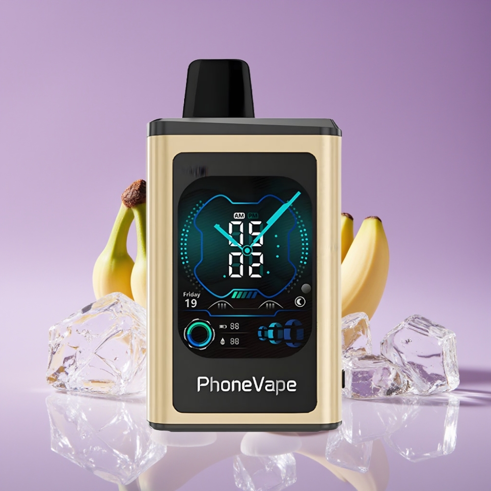 JNR PhoneVape 30000 نفخة بطارية 850mAh شاحن Type-C وضع توربو بنكهة آيس موز