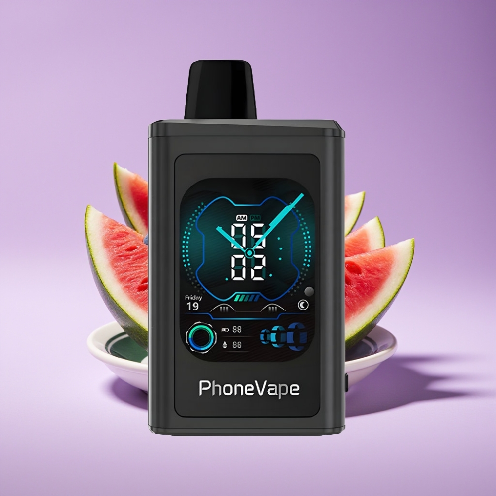 JNR PhoneVape 30000 نفخة بطارية 850mAh شاحن Type-C بلوتوث توت بري بطيخ