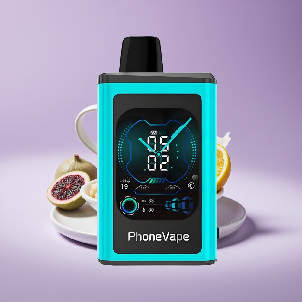 JNR PhoneVape 30000 نفخة شاحن Type-C نعناع ميامي