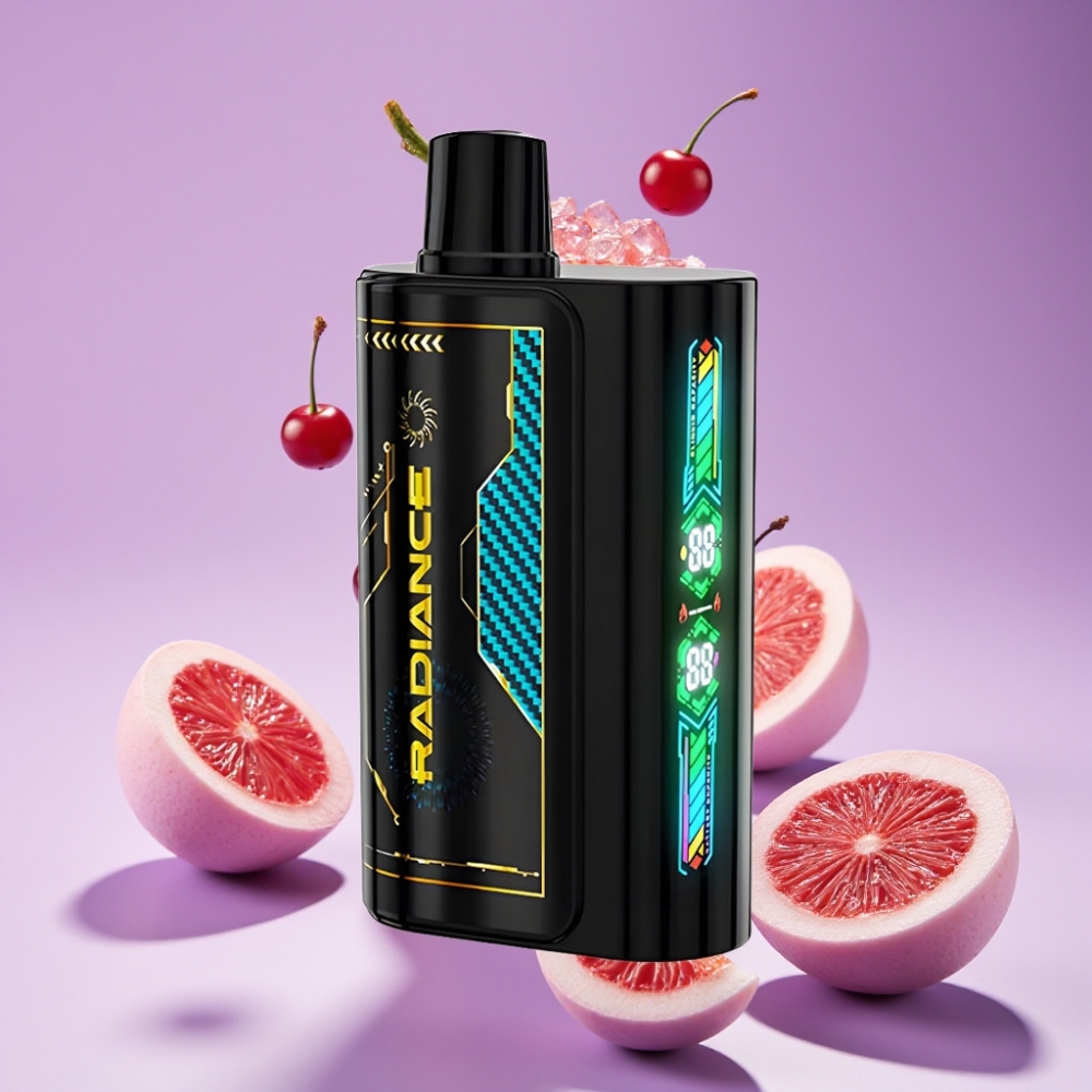 JNR Radiance 31000 نفخة شاشة ذكية بطارية 950 مللي أمبير نوع-C كرز فوار مع كولا