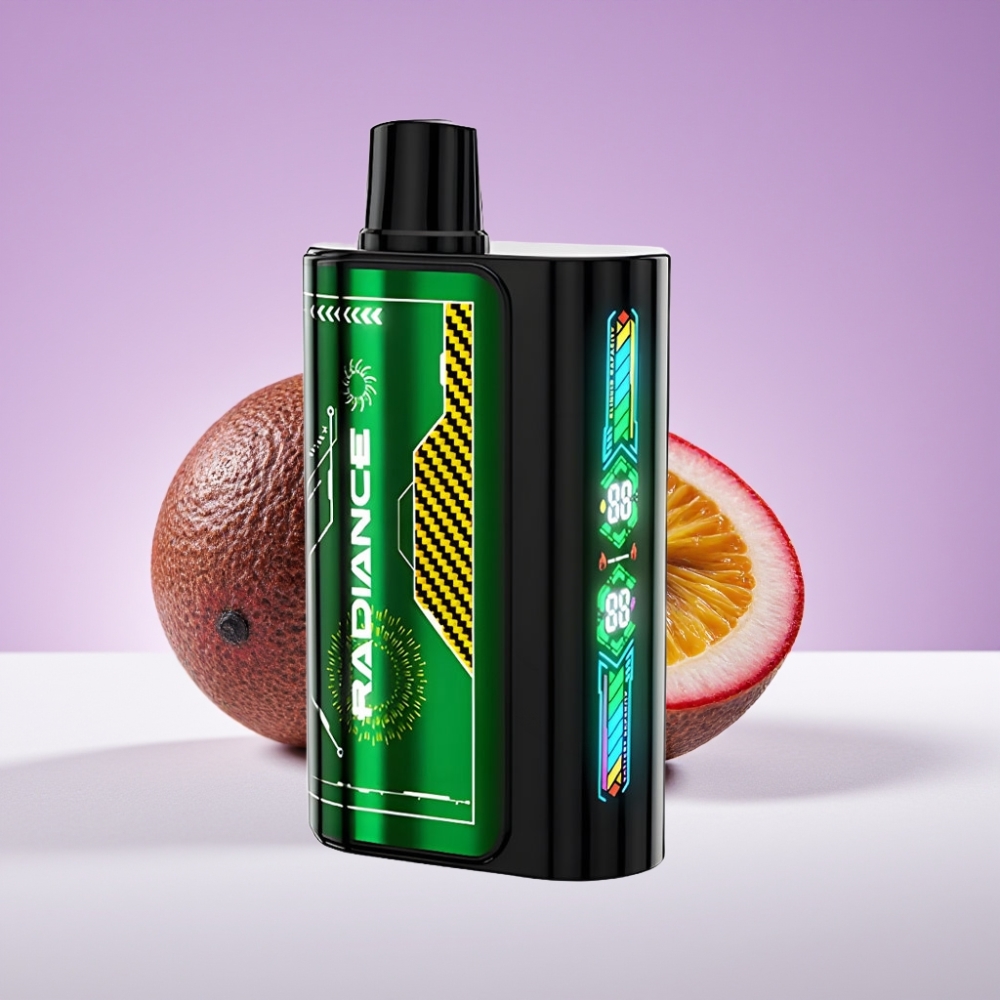 JNR Radiance 31000 نفخة شاشة ذكية بطارية قابلة لإعادة الشحن 950 مللي أمبير نكهة فاكهة العاطفة والكيوي