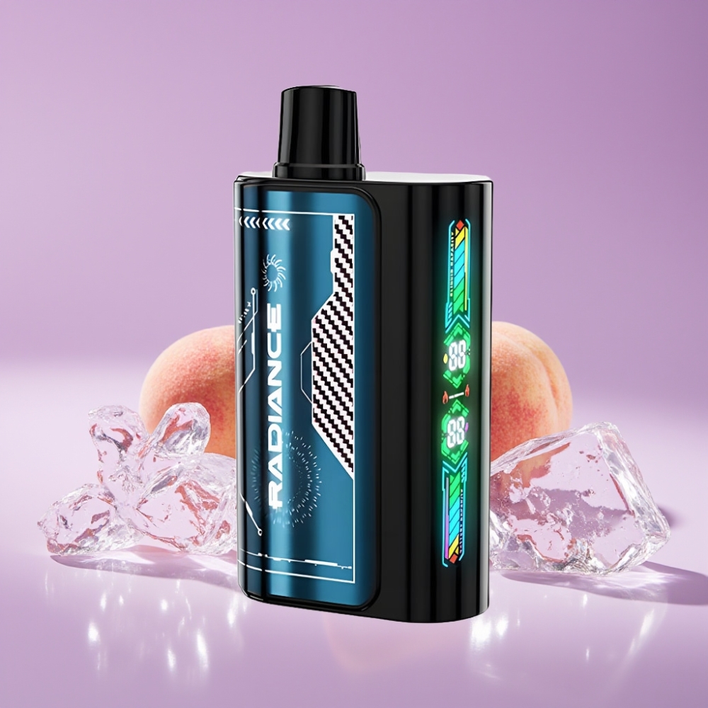 JNR Radiance 31000 نفخة شاشة ذكية بطارية قابلة للشحن 950 مللي أمبير خوخ صيفي مثلج