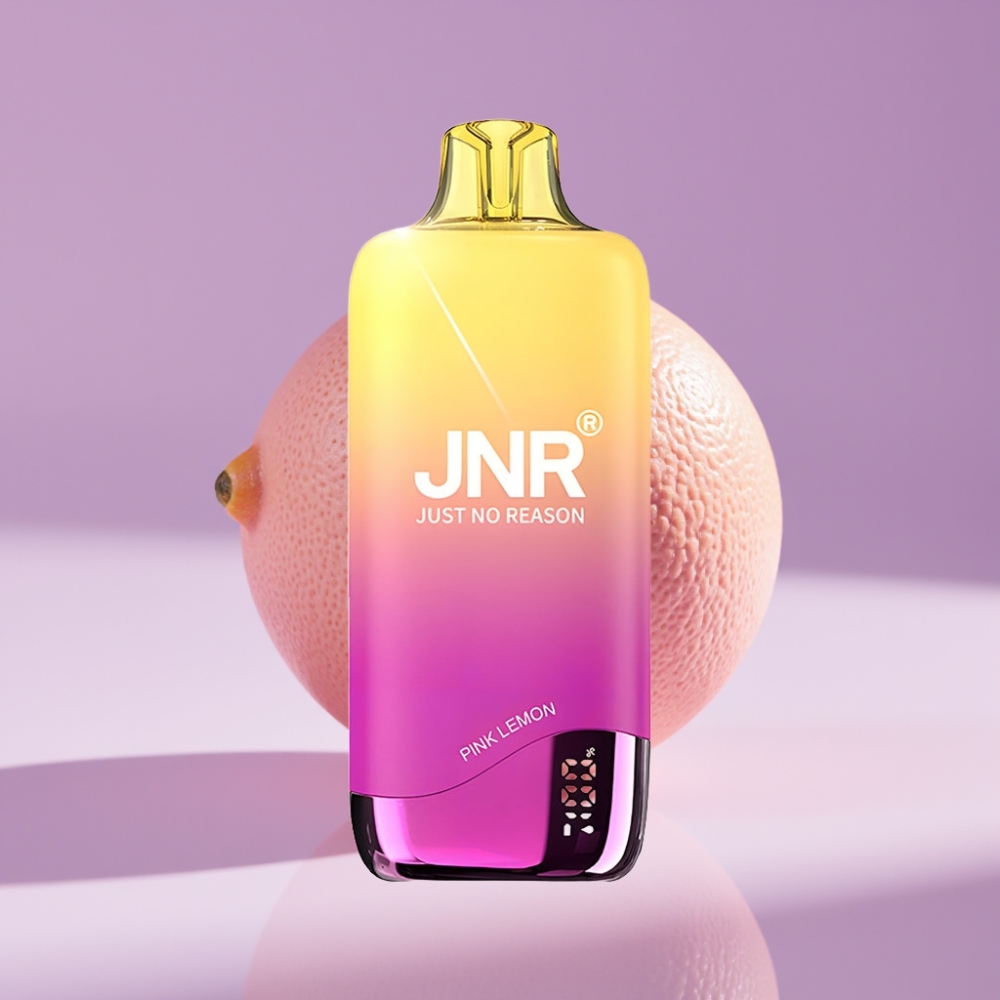 JNR Rainbow 10500 Puff 18ml بطارية 600mAh بنكهة الليمون الوردي