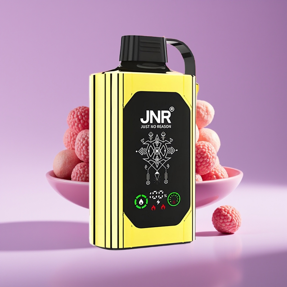 JNR Shisha Hookah Box 20500 نَفخة شاشة عالية الدقة بطارية 1000 مللي أمبير سعة 25 مل نوع-C نيكوتين 0%،2%،5% نكهة حب 66