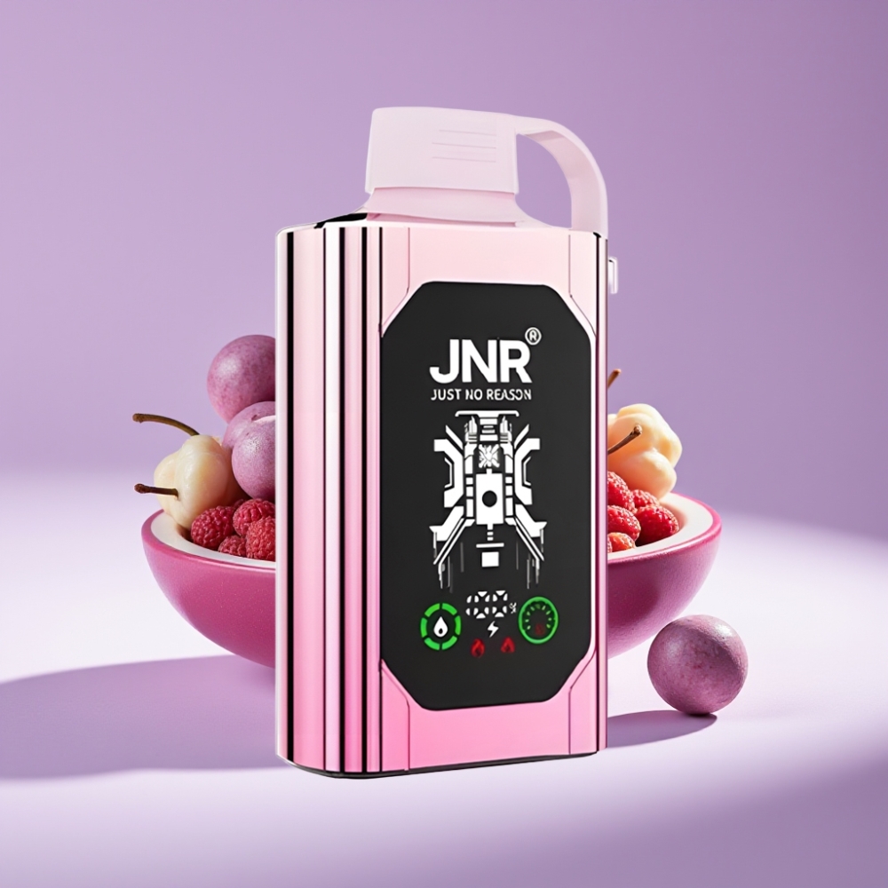 JNR Shisha Hookah Box 20500 نَفخة شاشة HD سعة 25مل بطارية 1000مل نوع سي شاحن سريع نيكوتين 0%،2%،5% نكهة ليدي كيلا